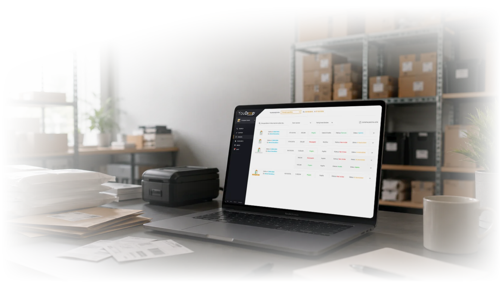 Dashboard fornitore con wizard di setup pagamenti